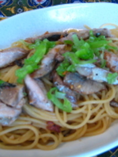 さんまのわたパスタ-レシピのメイン写真
