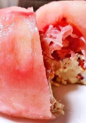 桃の生ハムクリームチーズ詰め-レシピのメイン写真