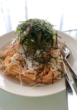 明太子としらす♡さっぱりレモン風味パスタ-レシピのメイン写真