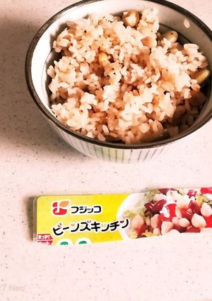お豆の炊き込みご飯-レシピのメイン写真