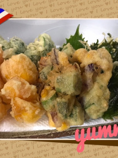 夏野菜の天ぷら-レシピのメイン写真