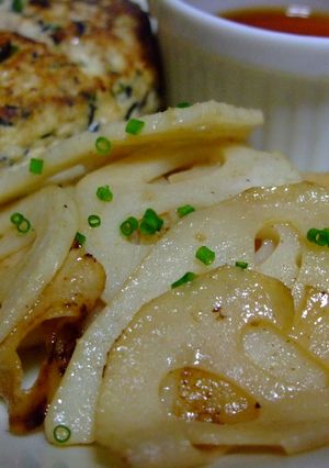 レンコンのソテー-レシピのメイン写真
