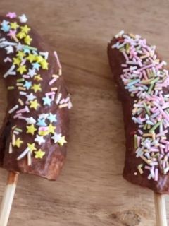 ココナッツオイルでお祭り屋台チョコバナナ-レシピのメイン写真