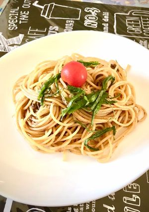 夏バテに☆熟成黒ニンニクのしそツナパスタ-レシピのメイン写真