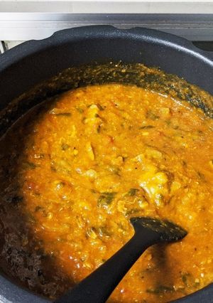 ほうれん草とマッシュルームのカレー-レシピのメイン写真