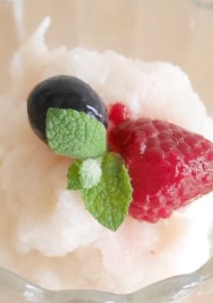 甘酒レモンシャーベット♡砂糖不使用-レシピのメイン写真
