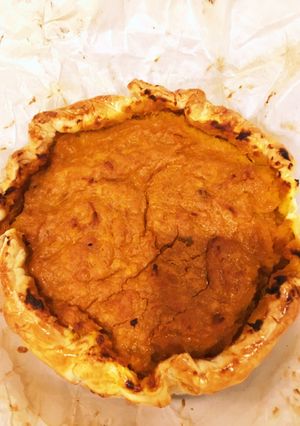 ケーキの型でパンプキンパイ-レシピのメイン写真