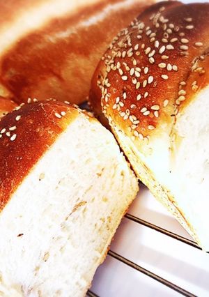 ゴマの風味たっぷり〜セサミ食パン-レシピのメイン写真