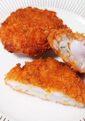 簡単！しっとりぷりぷりの海老カツ♪-レシピのメイン写真