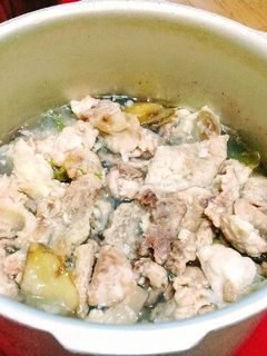 牛スジの下ゆで-レシピのメイン写真