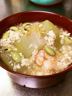 冬瓜の冷たい鶏そぼろあんかけ-レシピのメイン写真