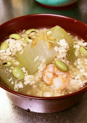 冬瓜の冷たい鶏そぼろあんかけ-レシピのメイン写真