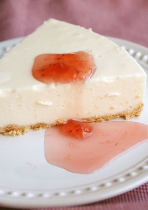 レアチーズケーキ【信州りんご酢】-レシピのメイン写真