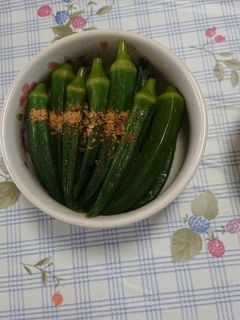 簡単おくらの煮びたし-レシピのメイン写真