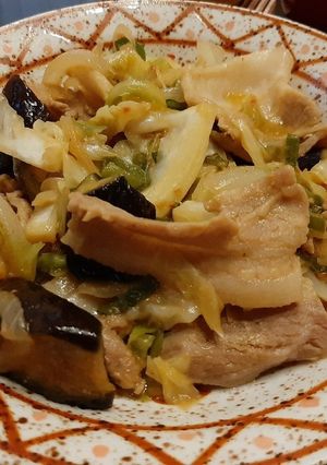 【男の大雑把料理】味噌にんにく豚野菜-レシピのメイン写真
