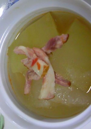 ピリっと冬瓜スープ-レシピのメイン写真