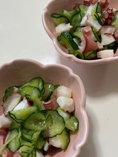 タコときゅうりの酢の物-レシピのメイン写真