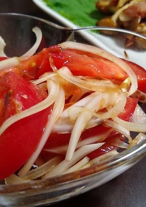 おかか香る★玉葱しゃきしゃき冷やしトマト-レシピのメイン写真