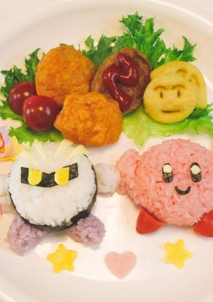 星のカービィ＆メタナイト　デコプレート-レシピのメイン写真