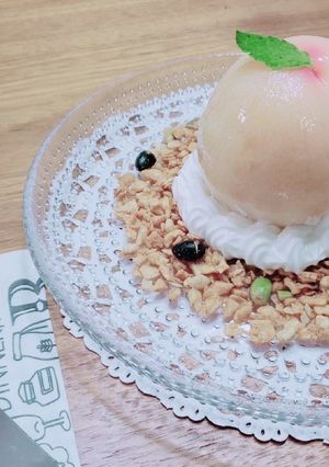 グリーク桃(プロテインたっぷり)-レシピのメイン写真