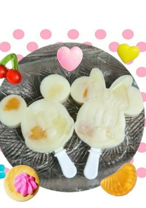 ☆白くま風ミッキーアイス☆ヘルシー-レシピのメイン写真