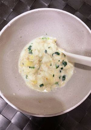 【離乳食後期】バナナ豆腐オートミール-レシピのメイン写真