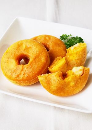 チーかまと野菜の揚げないドーナツ-レシピのメイン写真