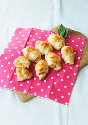 サクサク！チーかまミニクロワッサン-レシピのメイン写真