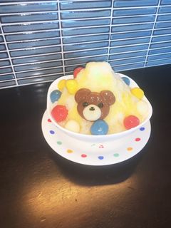 白玉団子のかき氷くまさんバージョン-レシピのメイン写真