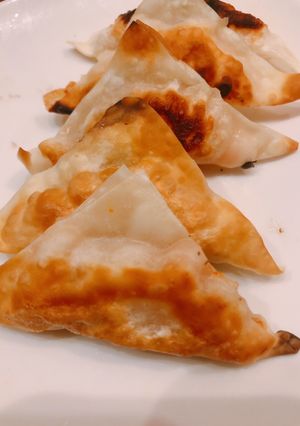 簡単！プリプリ　エビ揚げ焼きワンタン-レシピのメイン写真
