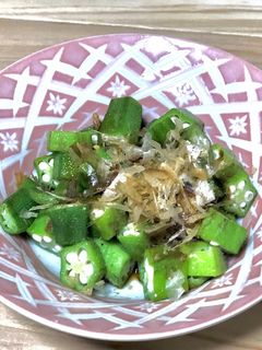 オクラのかつお醤油-レシピのメイン写真