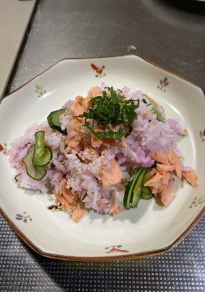 梅酢で夏の混ぜご飯-レシピのメイン写真