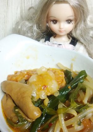リカちゃん♡こてっちゃん入りホルモン鍋ꕤ-レシピのメイン写真