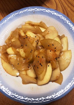 ワタも美味しい！夕顔の油炒め(レンジ可)-レシピのメイン写真