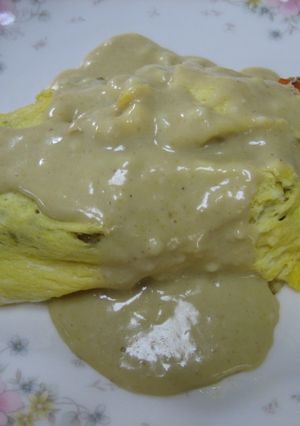 カレーオムライス　フレンチカレークリーム-レシピのメイン写真