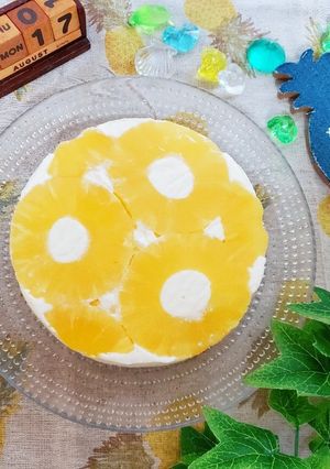アップサイドダウンレアチーズケーキ-レシピのメイン写真