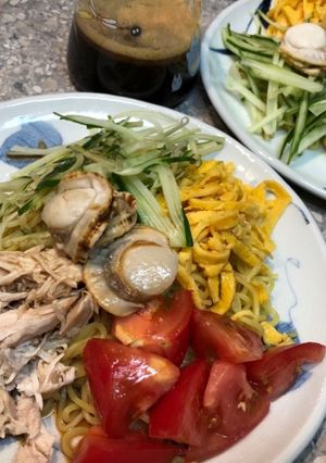 我が家の冷やし中華 菊水麺-レシピのメイン写真