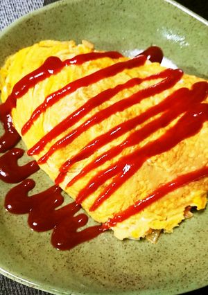 生のトマトで美味しいオムライス-レシピのメイン写真