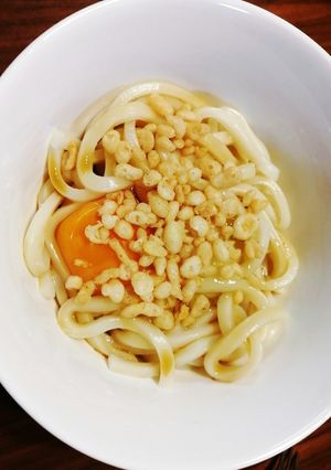 みりんでまろやか☆釜玉うどん-レシピのメイン写真