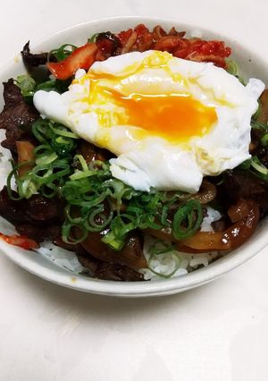 ♡牛焼き肉とキムチの贅沢スタミナ丼♡-レシピのメイン写真