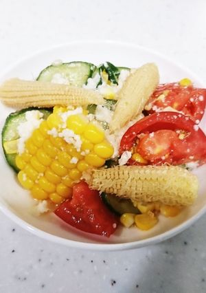 コーンとトマトの夏野菜サラダ☆-レシピのメイン写真