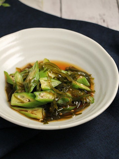 簡単!オクラと昆布の酢の物-レシピのメイン写真