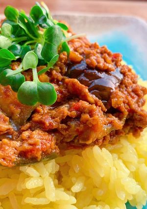 なすのキーマカレー*°簡単スパイスカレー-レシピのメイン写真