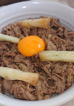 牛肉と白ネギの牛丼-レシピのメイン写真