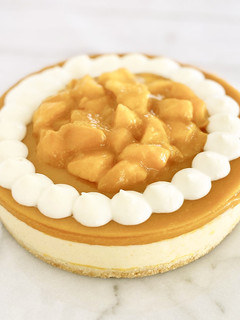 完熟マンゴーのレアチーズケーキ-レシピのメイン写真