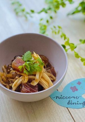 特売品を作りおき!きはだまぐろのポキ-レシピのメイン写真