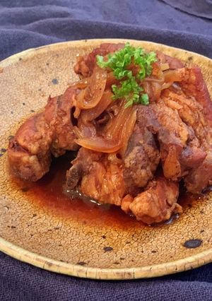ストウブ スペアリブのバルサミコ酢煮込み-レシピのメイン写真