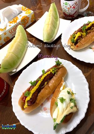 ホットドッグ　ソーセージ＆茹で卵-レシピのメイン写真