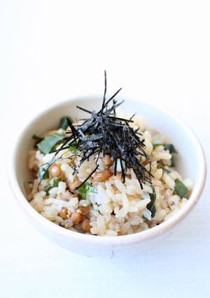 とっても美味しい【納豆ご飯】炊き込みご飯-レシピのメイン写真