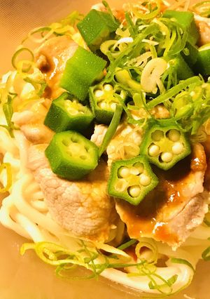プチッとうどん使用●豚しゃぶ冷やしうどん-レシピのメイン写真